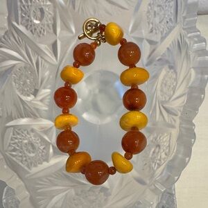Elegant Amber Bracelet